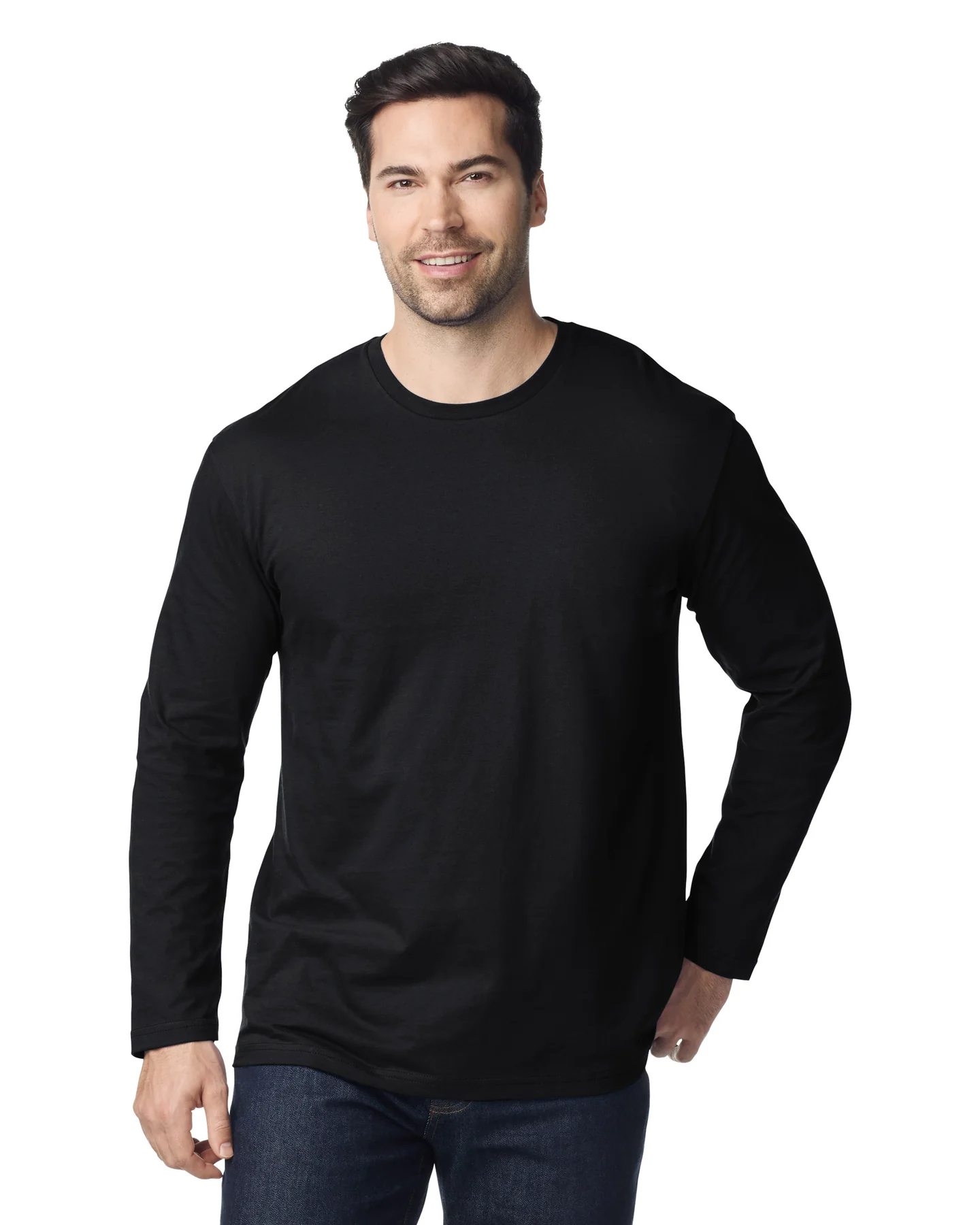 SOFTSTYLE™ FELNŐTT HOSSZÚ UJJÚ PÓLÓ