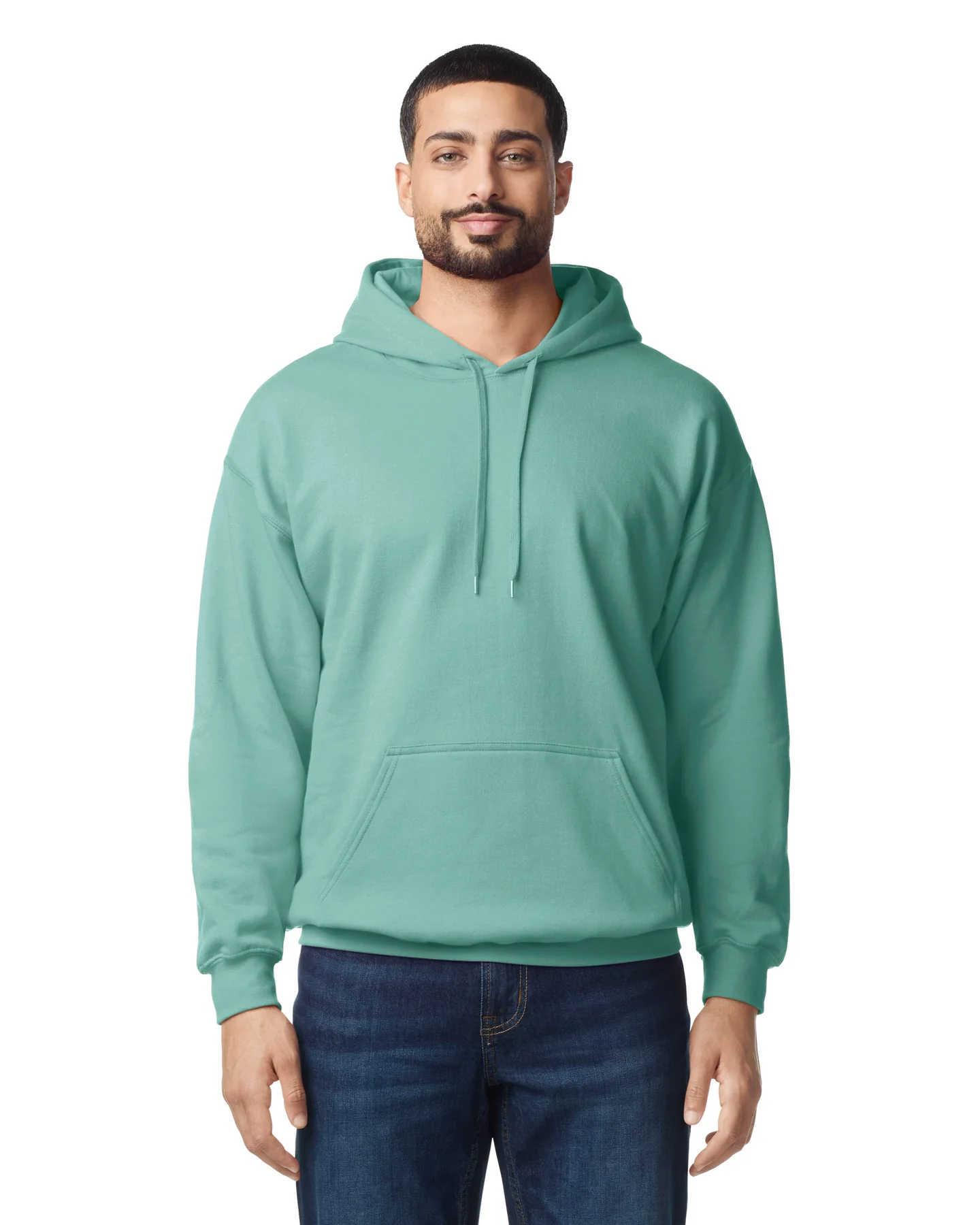 SOFTSTYLE™ MIDWEIGHT FELNŐTT KAPUCNIS PULÓVER